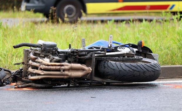 Tragiczny wypadek w Jaryszkach pod Poznaniem. Zginął motocyklista 