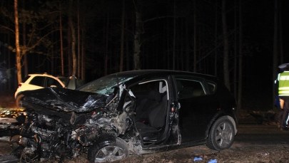 Tragiczny wypadek w Kościerzynie. Rodzice zginęli na oczach dzieci