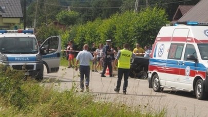 Tragiczny wypadek w Łęce. Zginęli rodzice i ich syn