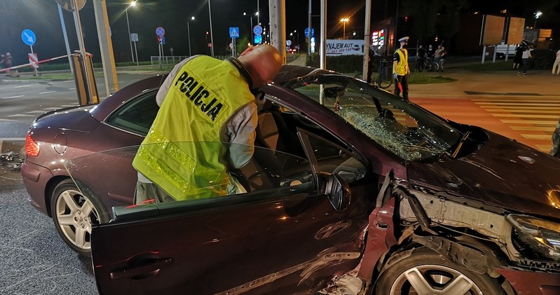 tragiczny wypadek w Lesznie /Policja