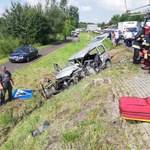Tragiczny wypadek w Małopolsce. Karetka zderzyła się z samochodem, nie żyje jedna osoba