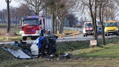 Tragiczny wypadek w Opolskiem. Są wstępne ustalenia ws. tożsamości ofiar
