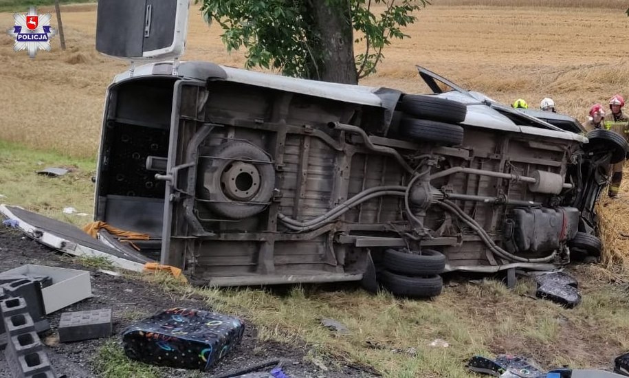 Tragiczny wypadek w pobliżu miejscowości Bezek Kolonia /Policja