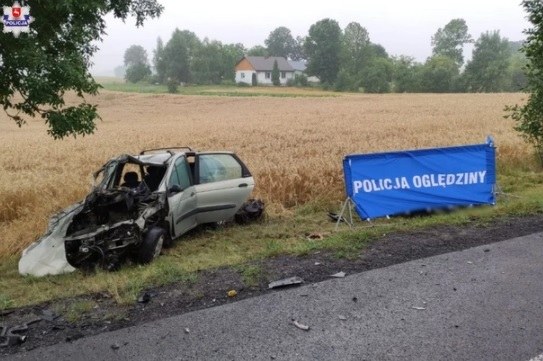 Tragiczny wypadek w pobliżu miejscowości Bezek Kolonia /Policja