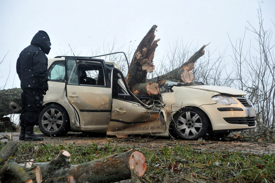 Tragiczny wypadek w Poraju /Jan Dzban /PAP