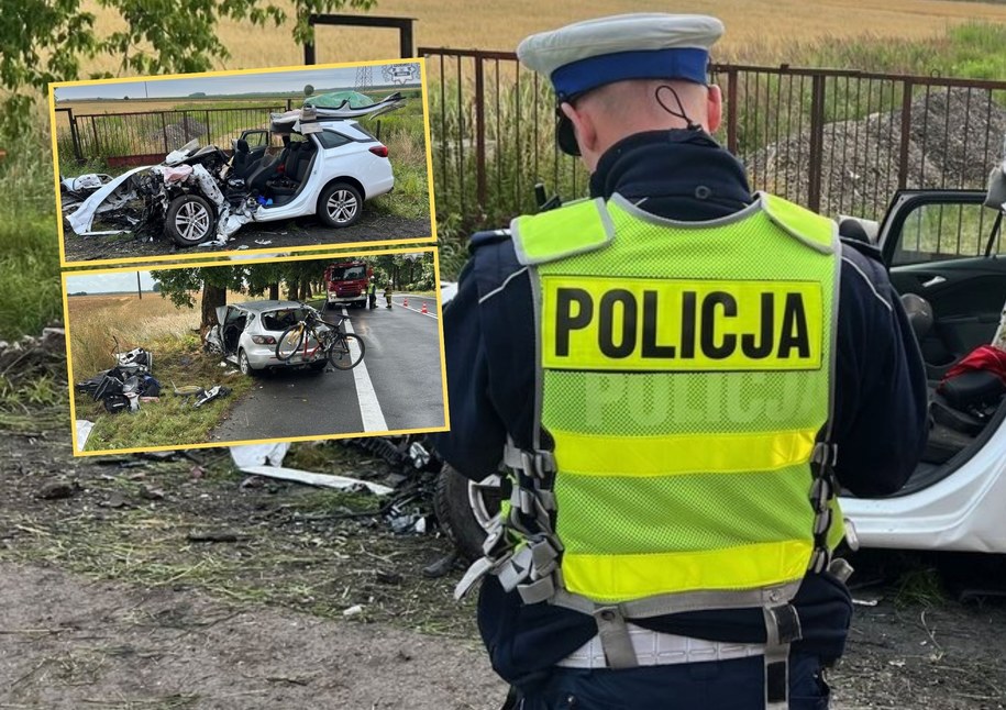 Tragiczny wypadek w Pyskowicach to jeden z wielu, do jakich doszło w ostatnich godzinach, fot. Policja Gliwice /