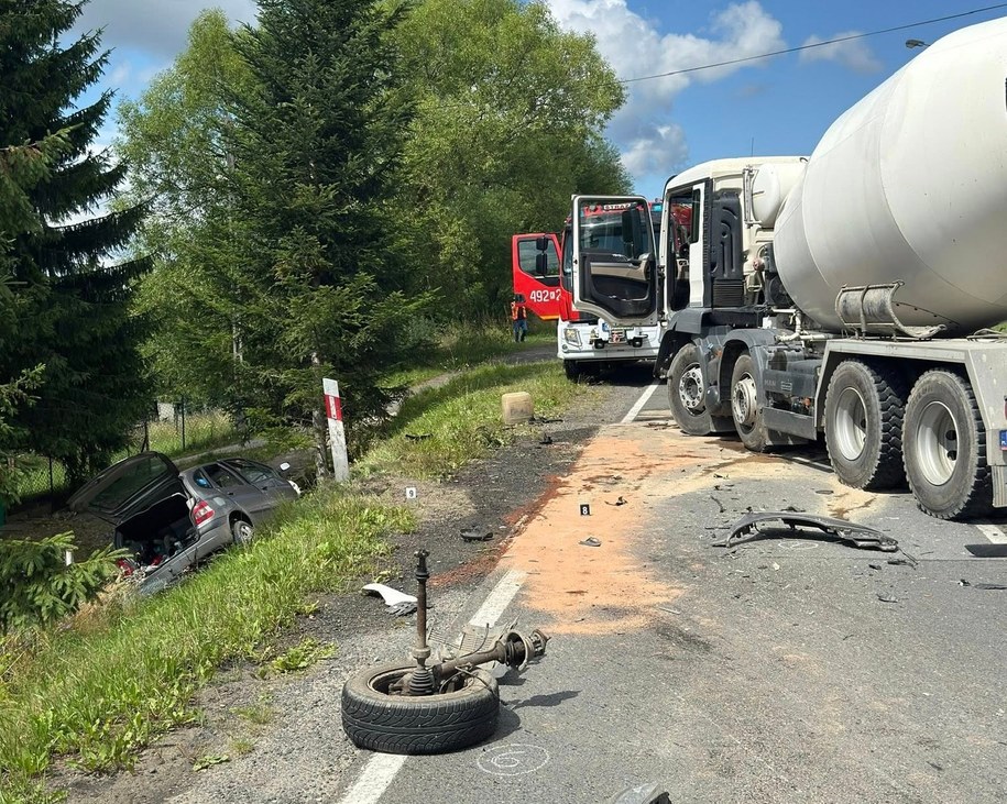 Tragiczny wypadek w Rabce-Zdroju /Policja Nowy Targ /