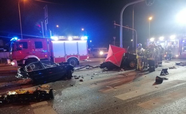 Tragiczny wypadek w Rzgowie. Przyczyną mogła być nadmierna prędkość