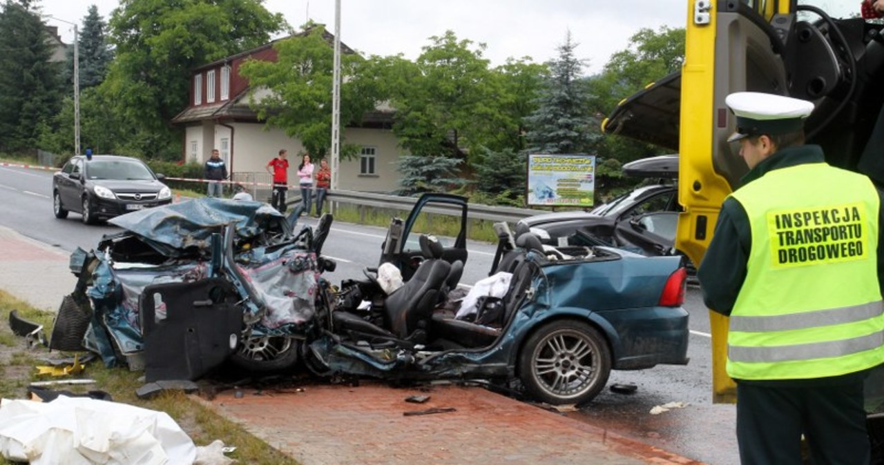 Tragiczny wypadek w Spytkowicach. Nie żyją 3 osoby