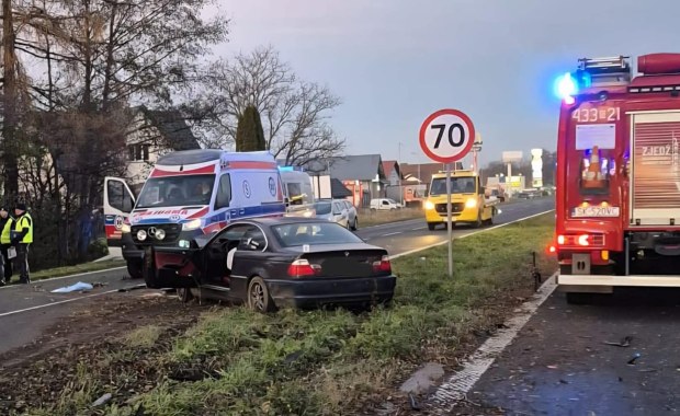 Tragiczny wypadek w Ustroniu. Za kierownicą bmw 21-latek