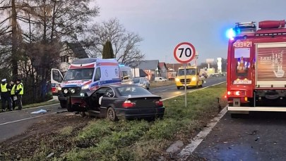 Tragiczny wypadek w Ustroniu. Za kierownicą bmw 21-latek