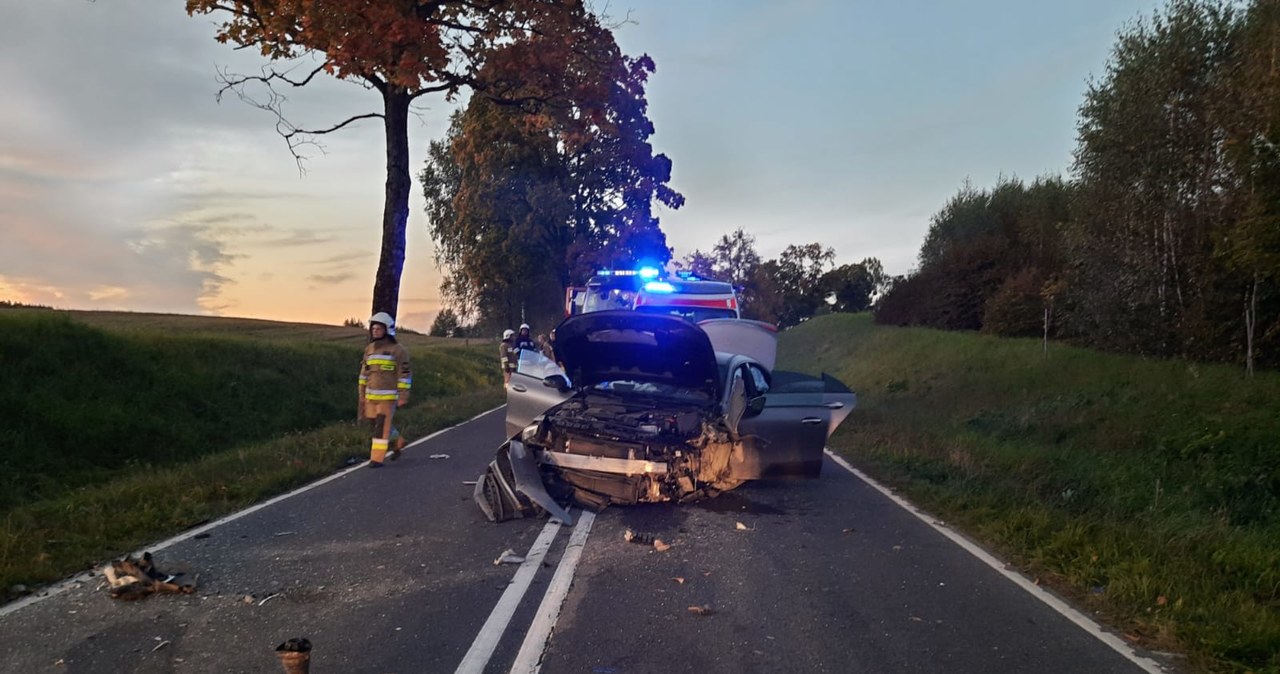 Tragiczny wypadek w Warmińsko-Mazurskiem. Zginęły dwie kobiety