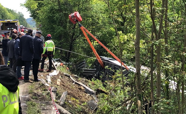 Tragiczny wypadek we Włoszech. Autokar spadł ze skarpy