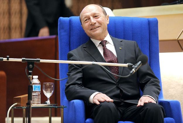 Traian Basescu, prezydent Rumunii: - Nie potrzebujemy już tych pieniędzy /AFP