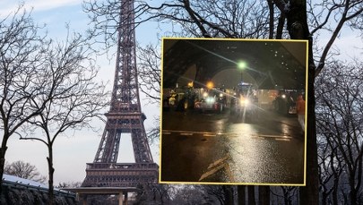 Traktory wjechały pod Wieżę Eiffla. Niecodzienny widok w Paryżu