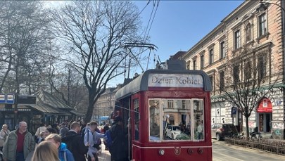 Tramwaj "Dzień Kobiet" wyjechał na ulice Krakowa