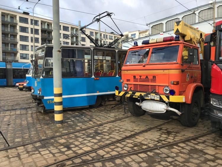 Tramwaj i dźwig przekazane przez MPK Wrocław Klubowi Sympatyków Transportu Miejskiego /Paweł Pyclik /RMF FM
