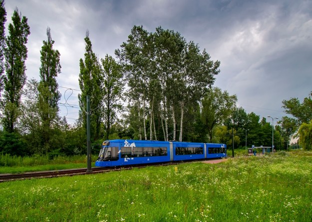 Tramwaj na trasie w Nowej Hucie /Przemysław Błaszczyk /RMF MAXX