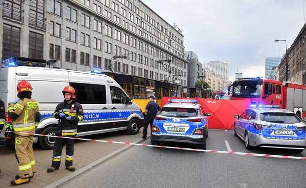 Tramwaj potrącił pieszą. Przywrócono ruch w centrum stolicy