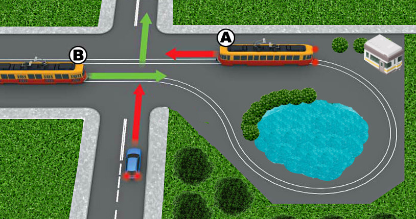 Tramwaj, wbrew obiegowej opinii, nie zawsze ma pierwszeństwo. Jak to określić? /INTERIA.PL