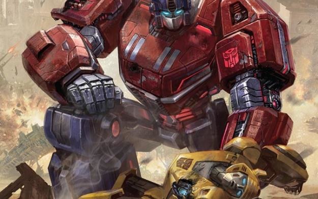 Transformers: Fall of Cybertron - motyw graficzny /Informacja prasowa