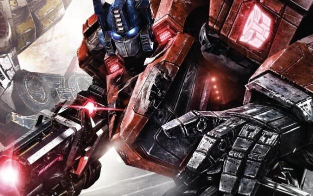 Transformers: Fall of Cybertron - motyw graficzny /Informacja prasowa