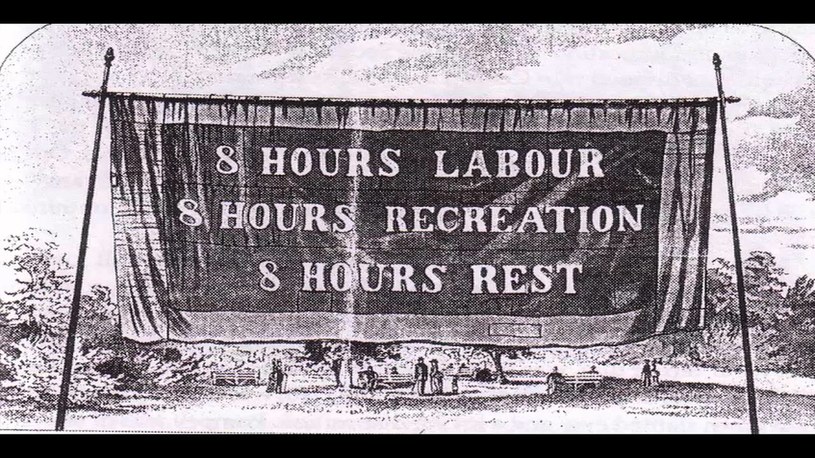 Transparent z XIX wieku: 8 godzin pracy, 8 godzin rekreacji, 8 godzin odpoczynku /YouTube