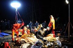 Transport odpadów radioaktywnych w Niemczech dotarł do celu