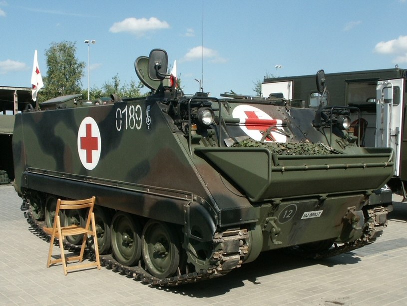 Transporter opancerzony M113 w arsenale Wojska Polskiego /Michał Derela /Wikimedia