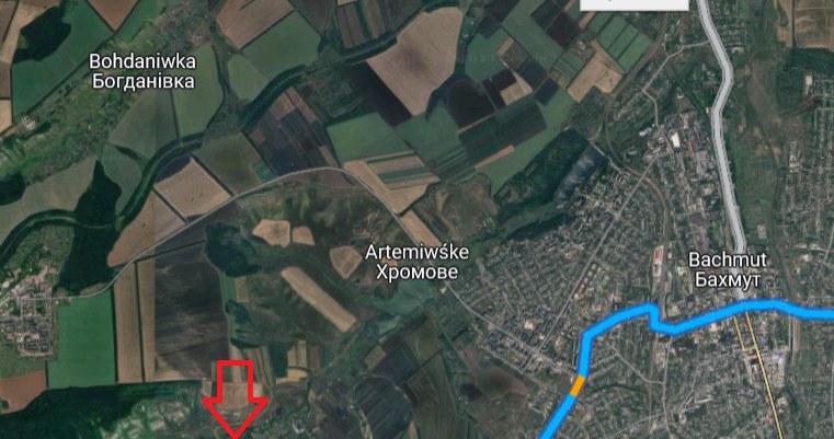 Trasa, jaką poruszał się samochód z miejscem akcji nagrania /screen/Google Maps/Marcin jabłoński /materiał zewnętrzny