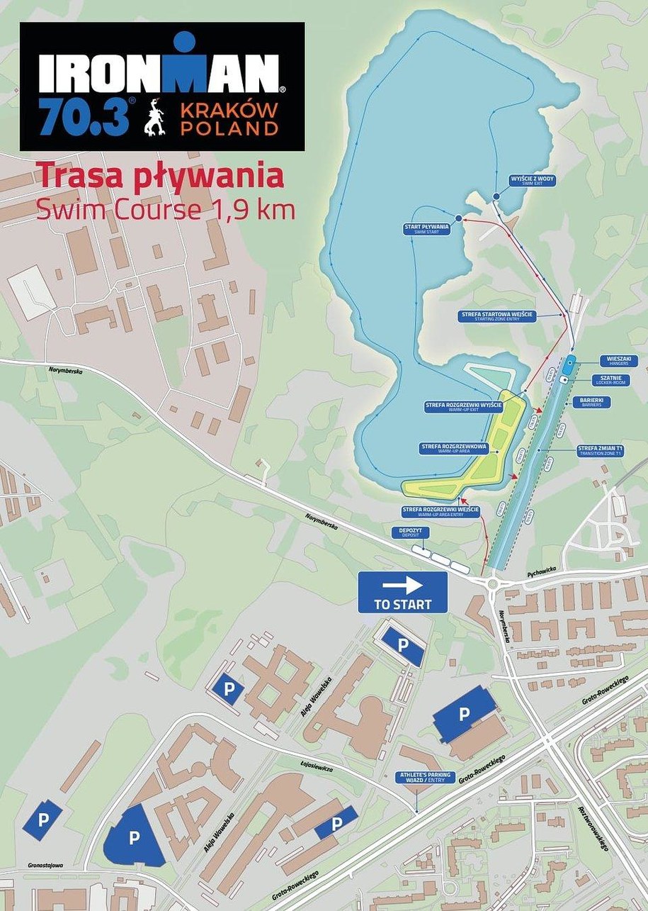 Trasa pływania, fot. zis.krakow /