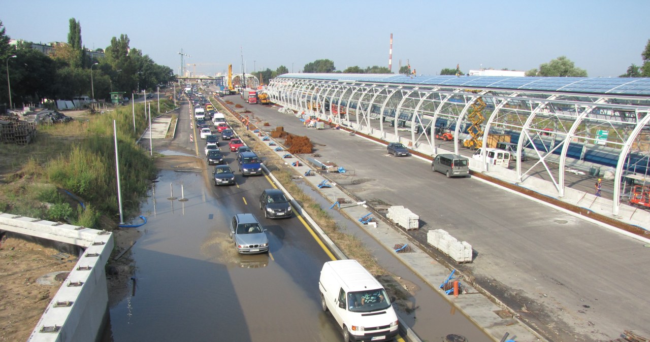 Trasa Toruńska pod wodą