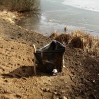 Prowizoryczne śmietniki nad Jeziorem Długim i w Lesie Miejskim w Olsztynie