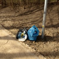 Prowizoryczne śmietniki nad Jeziorem Długim i w Lesie Miejskim w Olsztynie