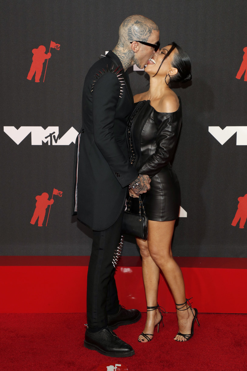 Travis Barker i Kourtney Kardashian /Astrid Stawiarz /Getty Images