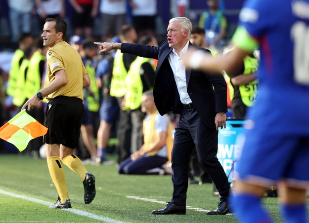 Trener Francuzów Didier Deschamps /Friedemann Vogel /PAP/EPA