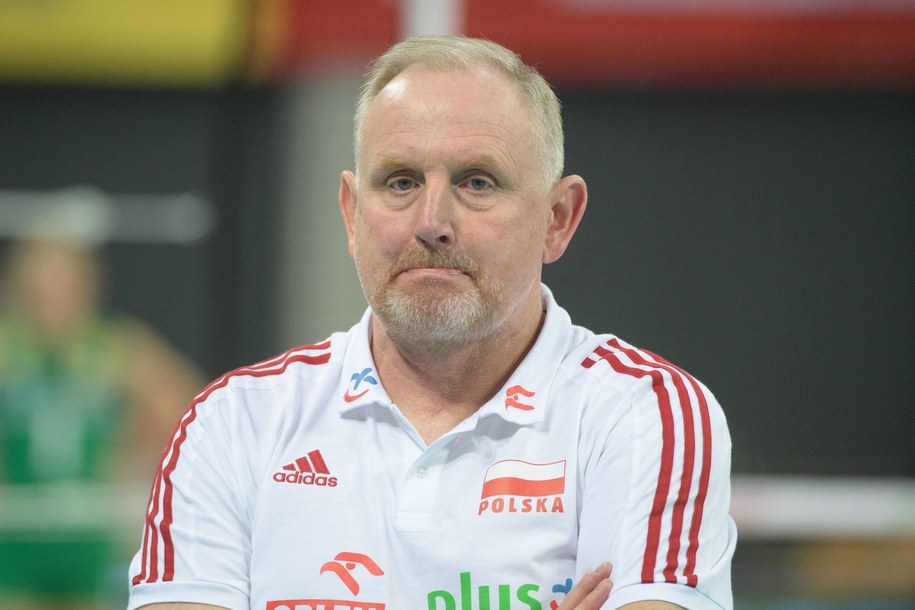 Trener Jacek Nawrocki /Grzegorz Michałowski /PAP