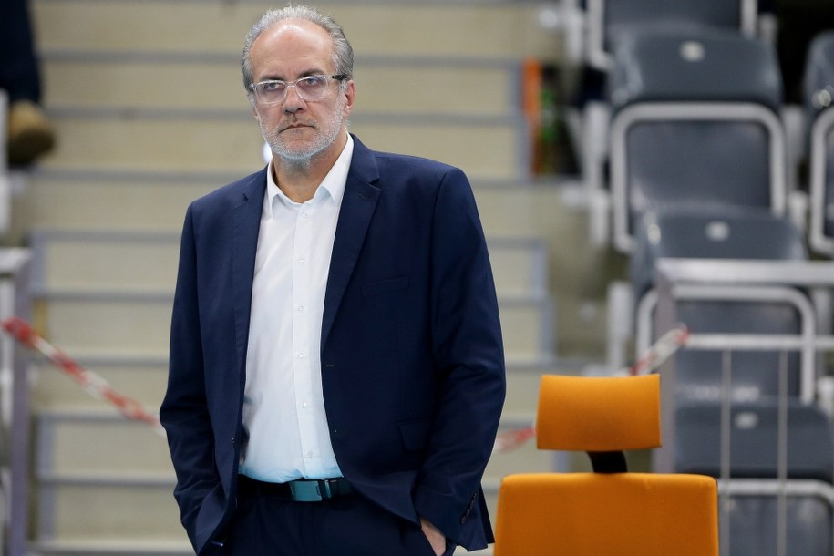 Trener Jastrzębskiego Węgla Marcelo Mendez /Jarek Praszkiewicz /PAP