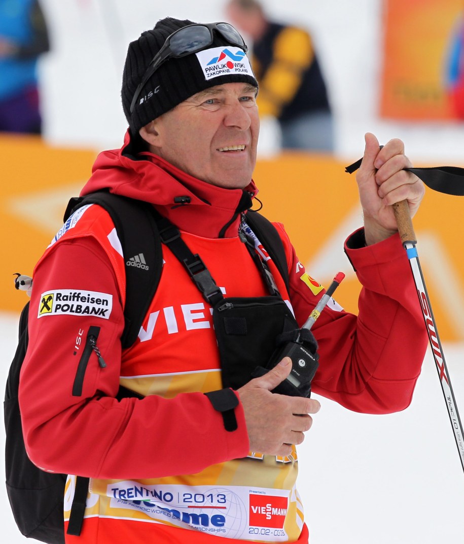 Trener Justyny Kowalczyk Aleksander Wierietelny /Grzegorz Momot /PAP