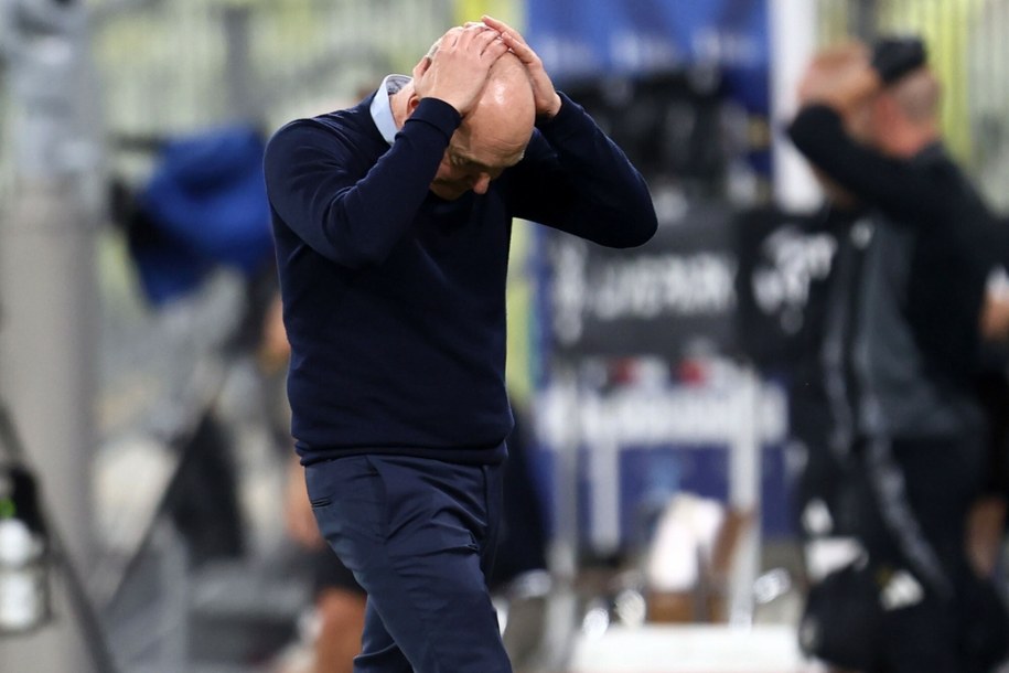 Trener Lecha Poznań Niels Frederiksen /Piotr Matusewicz /East News