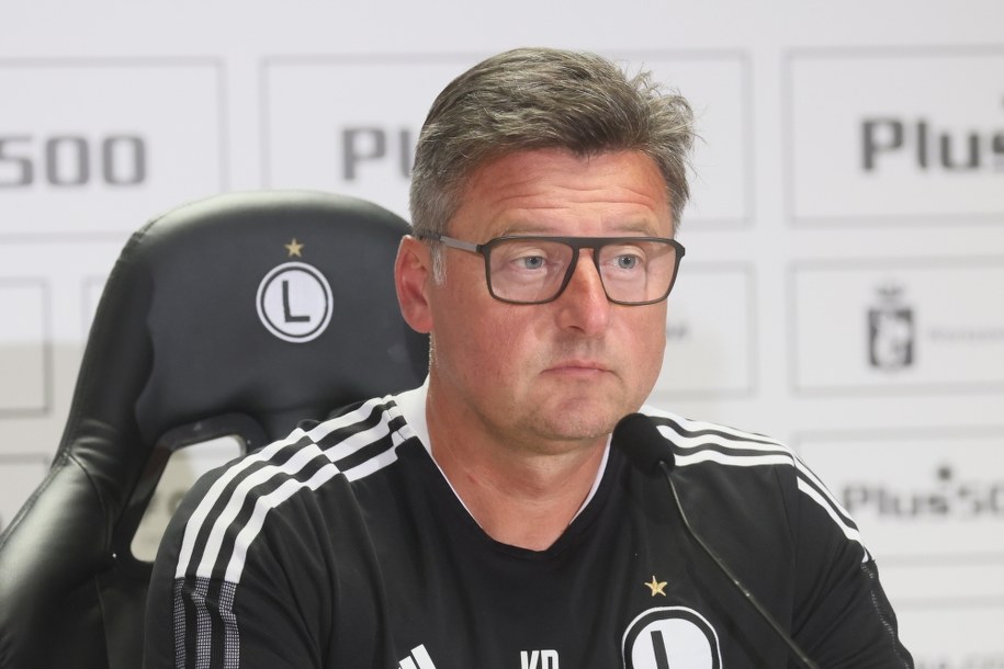 Trener Legii Kosta Runjaić /Leszek Szymański /PAP