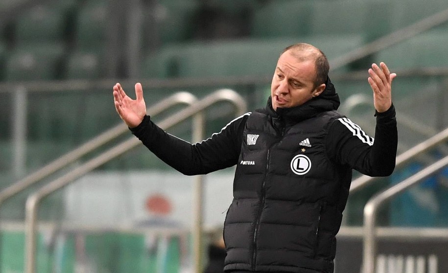 Trener Legii Warszawa Aleksandar Vuković /Piotr Nowak /PAP