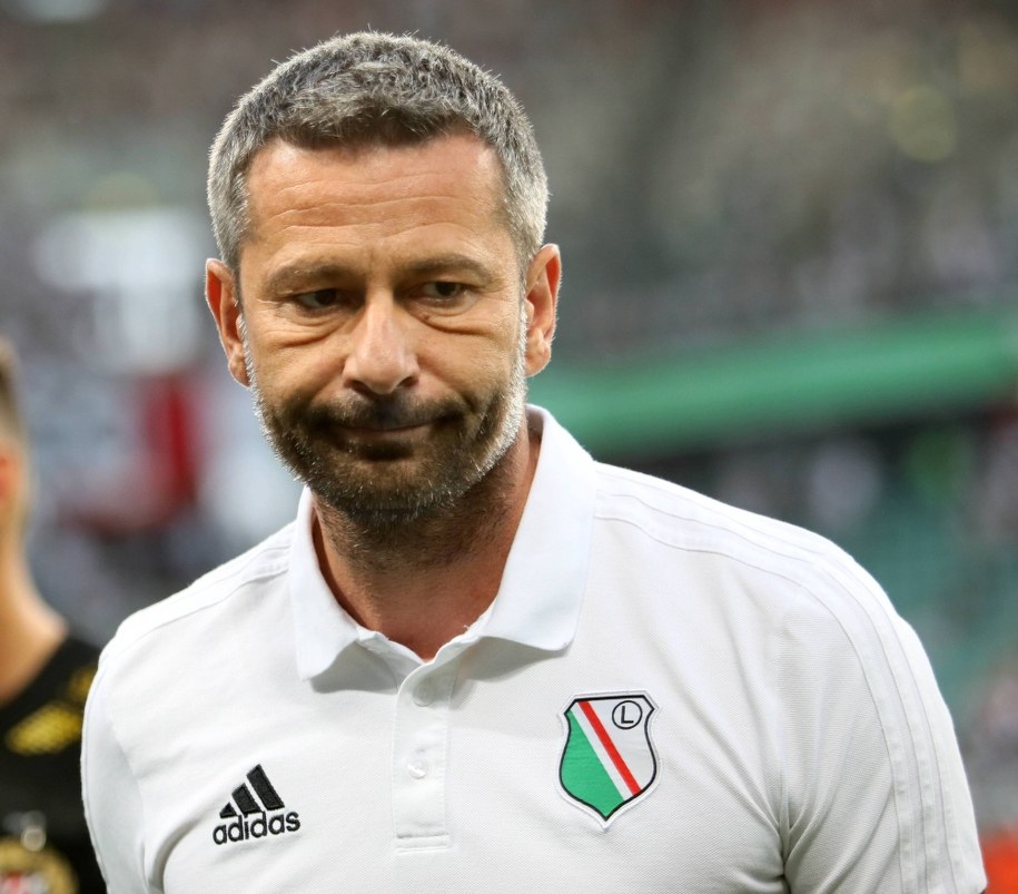 Trener Legii Warszawa Dean Klafurić / 	Leszek Szymański    /PAP