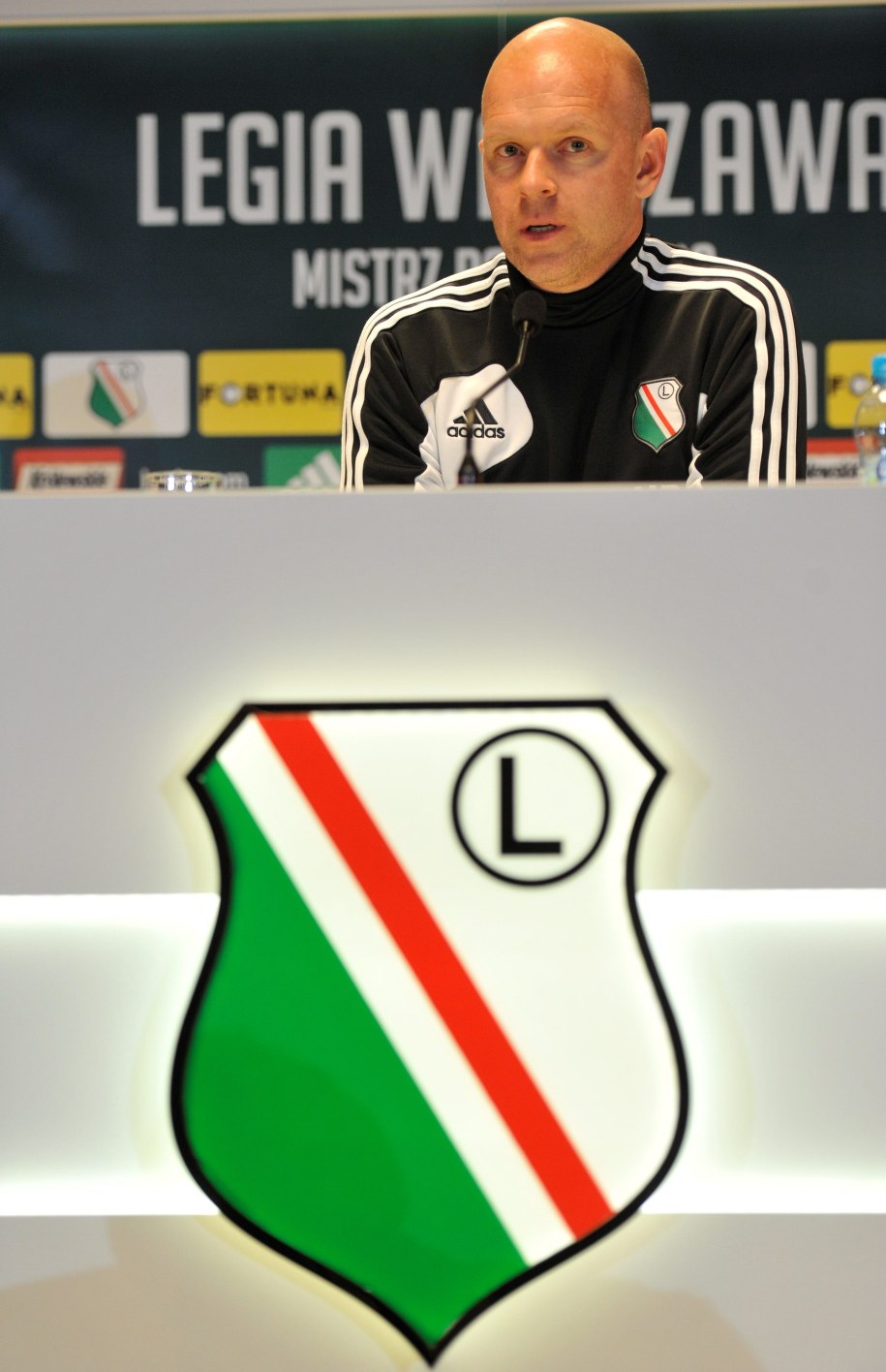 Trener Legii Warszawa Henning Berg /Bartłomiej Zborowski /PAP