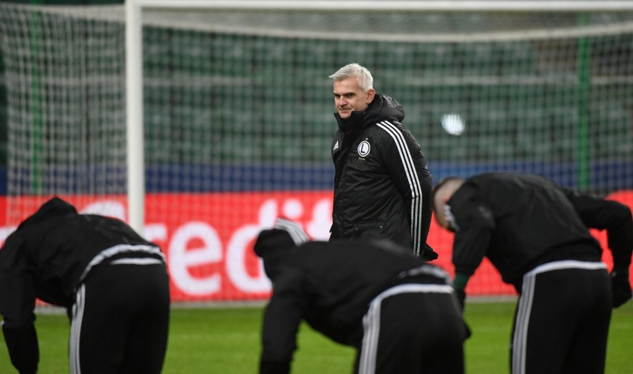 Trener Legii Warszawa Jacek Magiera /Bartłomiej Zborowski /PAP