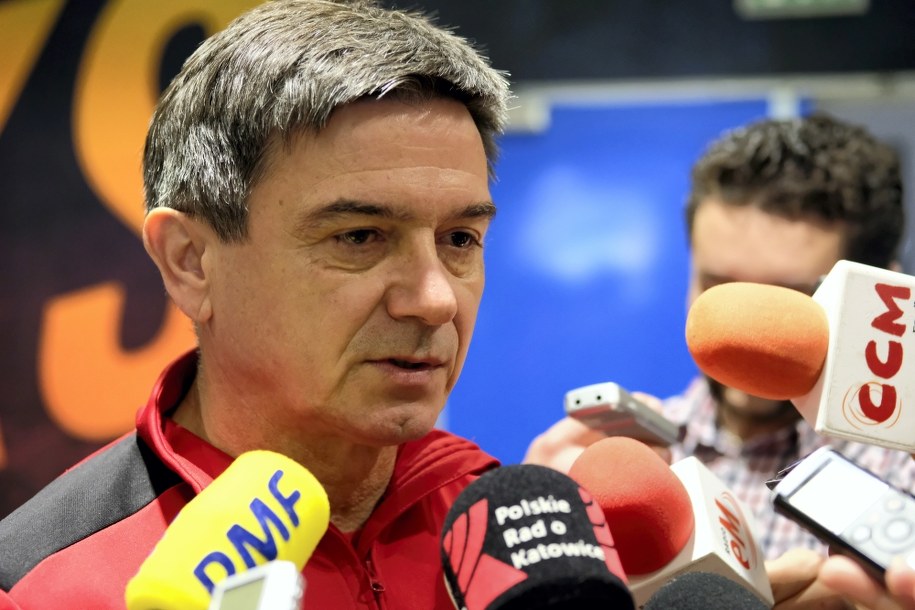 Trener lidera piłkarskiej Ekstraklasy, Piasta Gliwice Waldemar Fornalik /Hanna Bardo /PAP