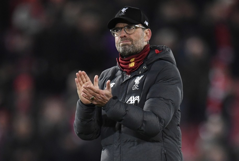 Trener Liverpoolu Juergen Klopp /PETER POWELL   /PAP/EPA