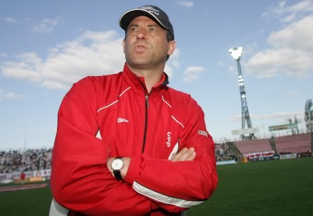 Trener ŁKS-u Marek Chojnacki Fot. Łukasz Grochala /Agencja Przegląd Sportowy