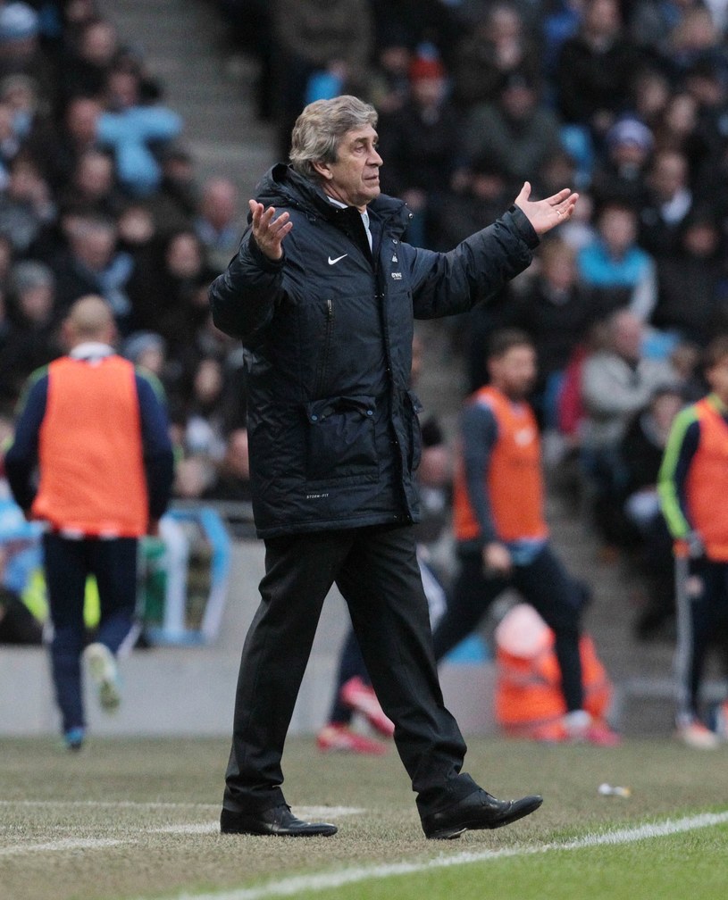 Trener Manchesteru City Manuel Pellegrini /AFP