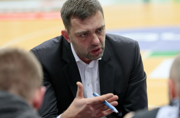 Trener Marcin Stefański / 	Lech Muszyński    /PAP